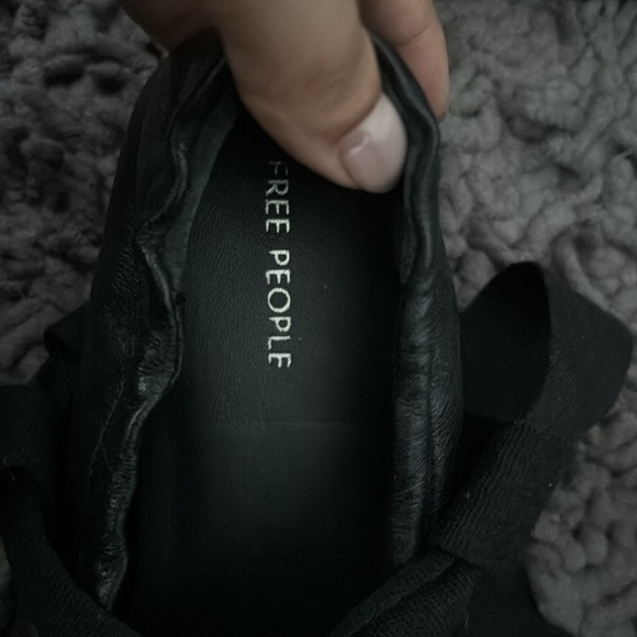 🆕 FREE PEOPLE Cece Wrap Ballet Flats / Black - Picture 8 of 9